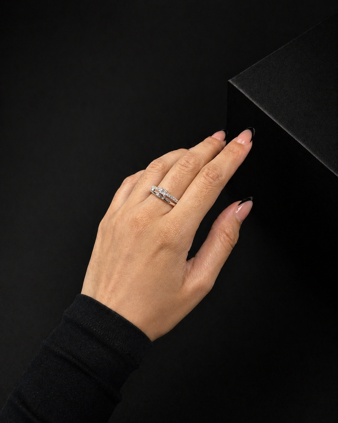 ANILLO ACERO BLANCO 12