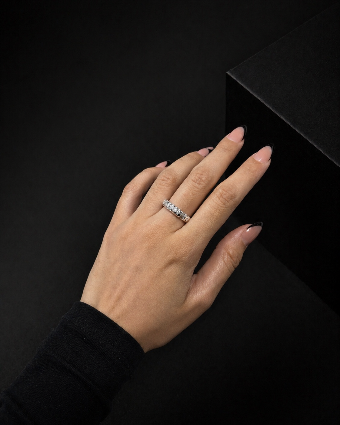 ANILLO ACERO BLANCO 3